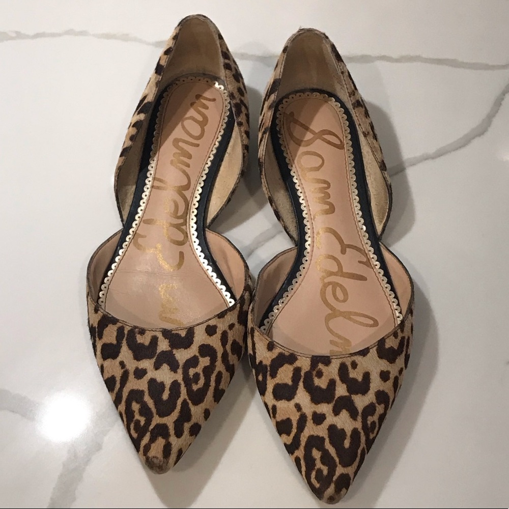 Sam Edelman Rodney Pointy Toe Genuine Calf Hair